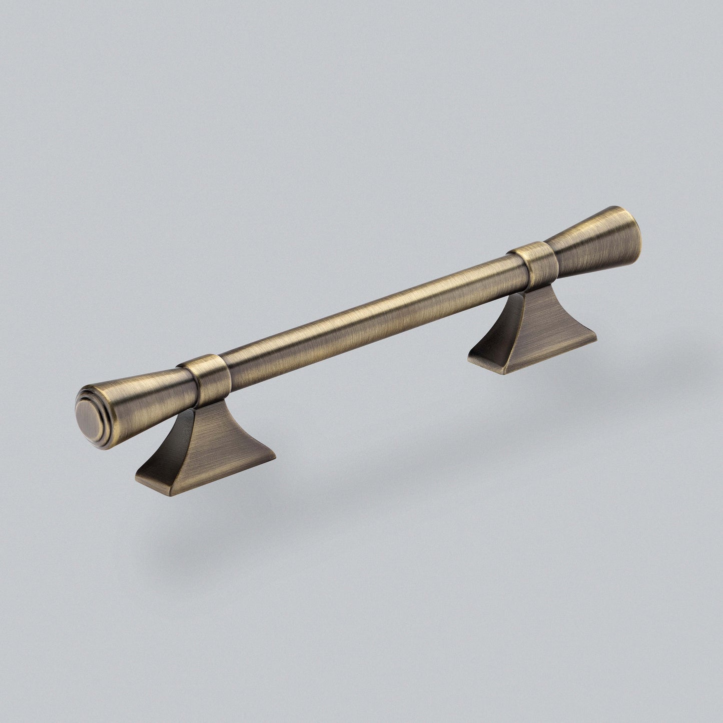 Pembrey Bar Handle Dark Brushed Brass 128mm