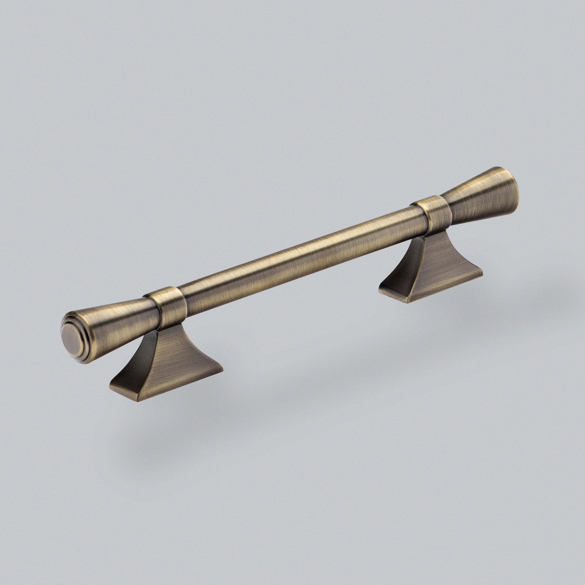 Pembrey Bar Handle Dark Brushed Brass 128mm