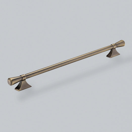 Pembrey Bar Handle Dark Brushed Brass 320mm